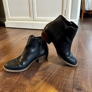 Kensie Gabriella Black Ankle Boots